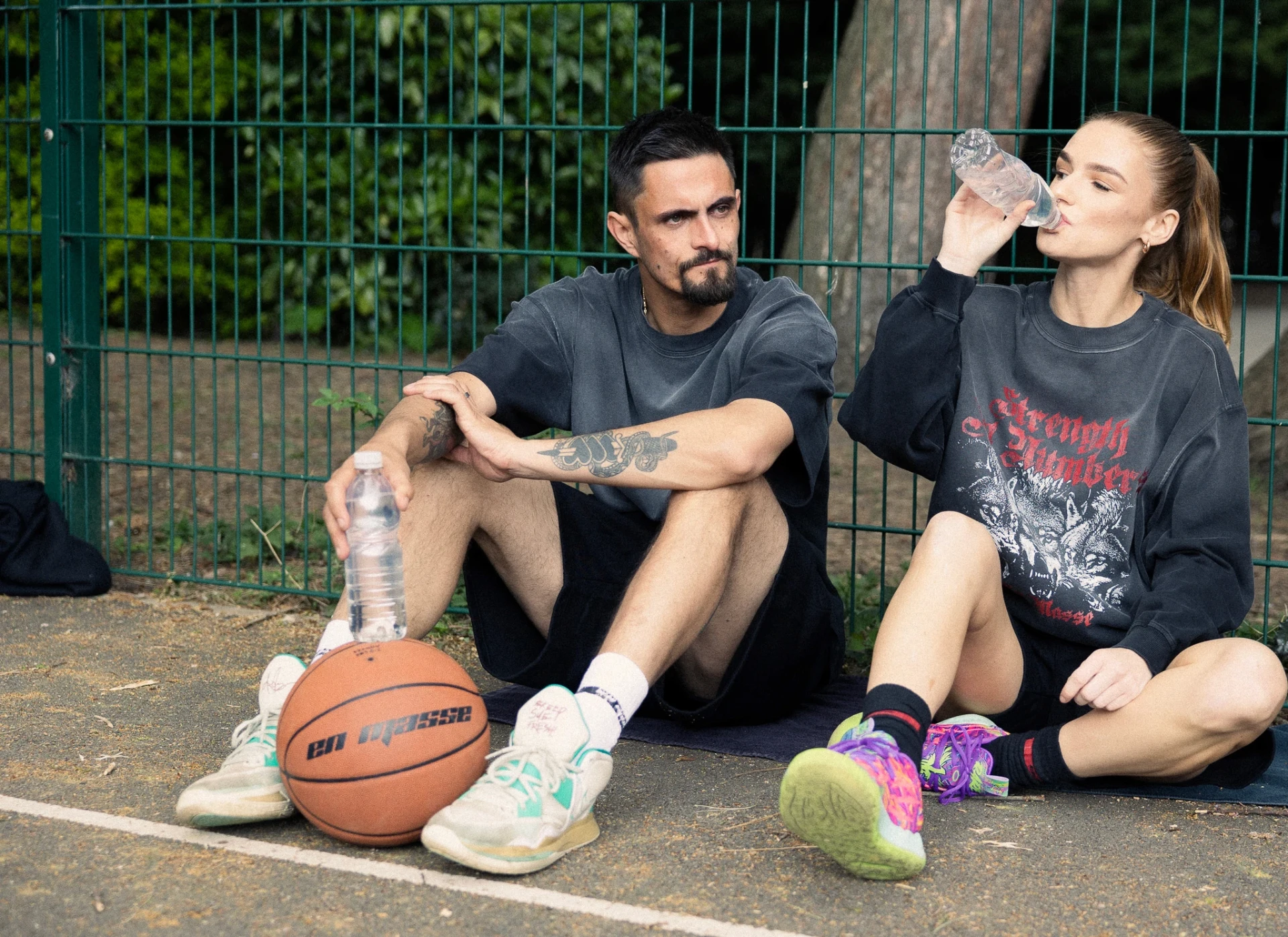 Independent streetwear worn on the street