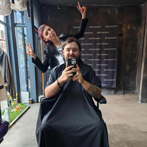 A hair studio and a shop under one roof